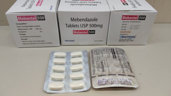Mebentel 500 (Mebendazole 500mg)