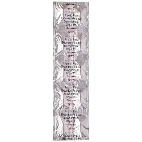 Arreno Capsule ER (Aspirin 25mg and Dipyridamole 200mg)