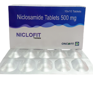 Niclofit 500 mg tablet (Niclosamide 500mg)